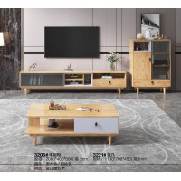 云杉木語現代北歐家具：3205#電視柜、3221#茶幾