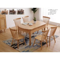 云杉木語云帆北歐系列家具：2209#北歐實木跳臺、2313#溫莎椅