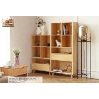 云杉木語云帆北歐系列家具：406#矮書柜、408#高書柜