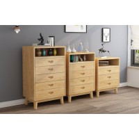 云杉木語(yǔ)云帆北歐系列家具：604#燕尾四斗柜、605#燕尾五斗柜、606#燕尾六斗柜