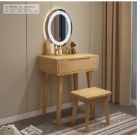 云杉木語云帆北歐系列家具：9602#單抽帶燈妝臺(tái)
