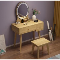 云杉木語云帆北歐系列家具：9902#（無燈）偏斗妝臺(tái)、9903#（帶燈）偏斗妝臺(tái)