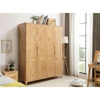 云杉木語云帆北歐系列家具：YF-180#四門衣柜