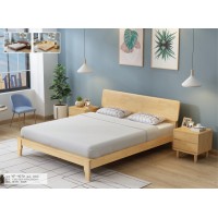 云杉木語云帆北歐系列家具：YF-107#單板床