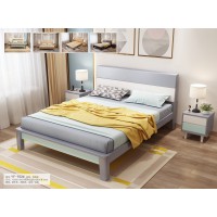 云杉木語云帆北歐系列家具：YF-102#雙板床