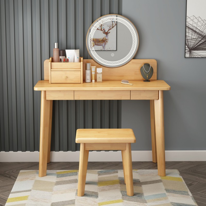 9502#（無燈）扁腳妝臺、9503#（帶燈）扁腳妝臺