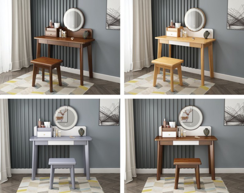 9502#（無燈）扁腳妝臺、9503#（帶燈）扁腳妝臺2