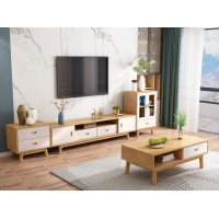 云杉木語云帆北歐系列家具：YF-64#四門燕尾電視柜、YF-63#兩門燕尾高柜、YF-62#雙門燕尾低柜、YF-61#雙抽燕尾茶幾