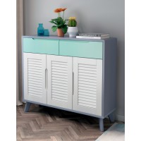 云杉木語云帆北歐系列家具：YF-52#三門鞋柜