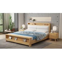 云杉木語云帆北歐系列家具：915#儲物床