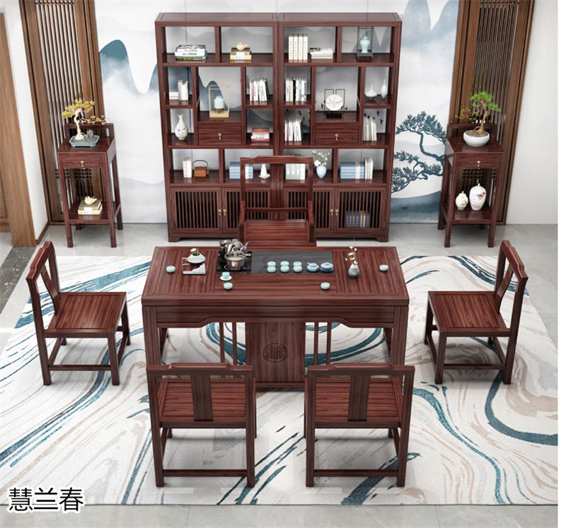 慧蘭春·璽匠烏金新中式套房家具