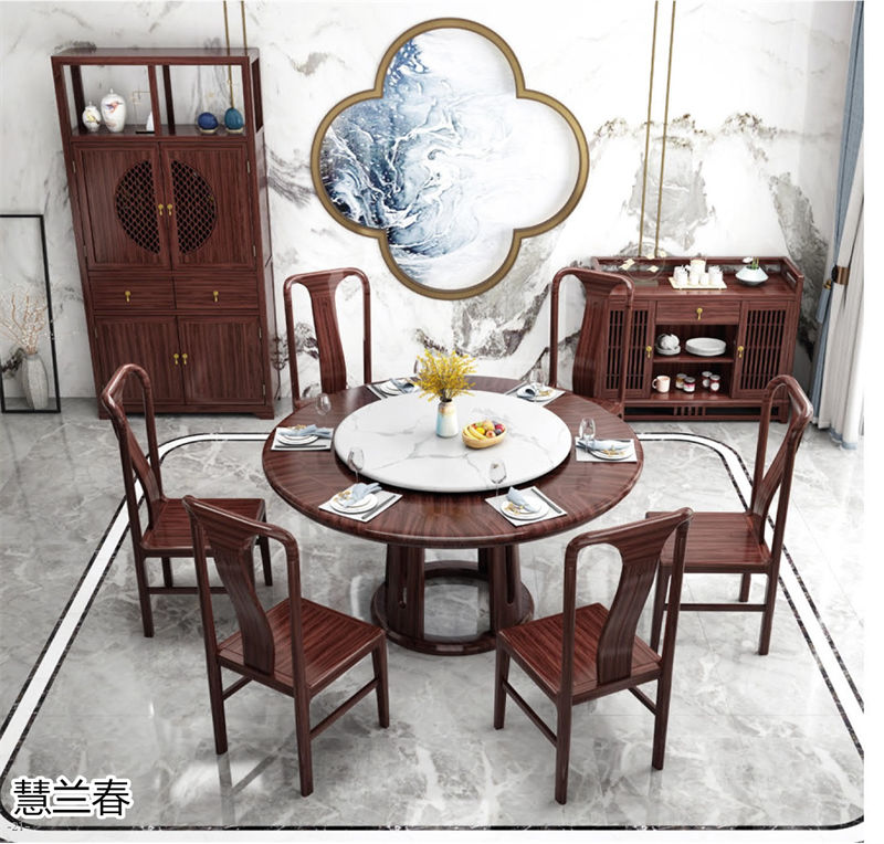 慧蘭春·璽匠烏金新中式套房家具