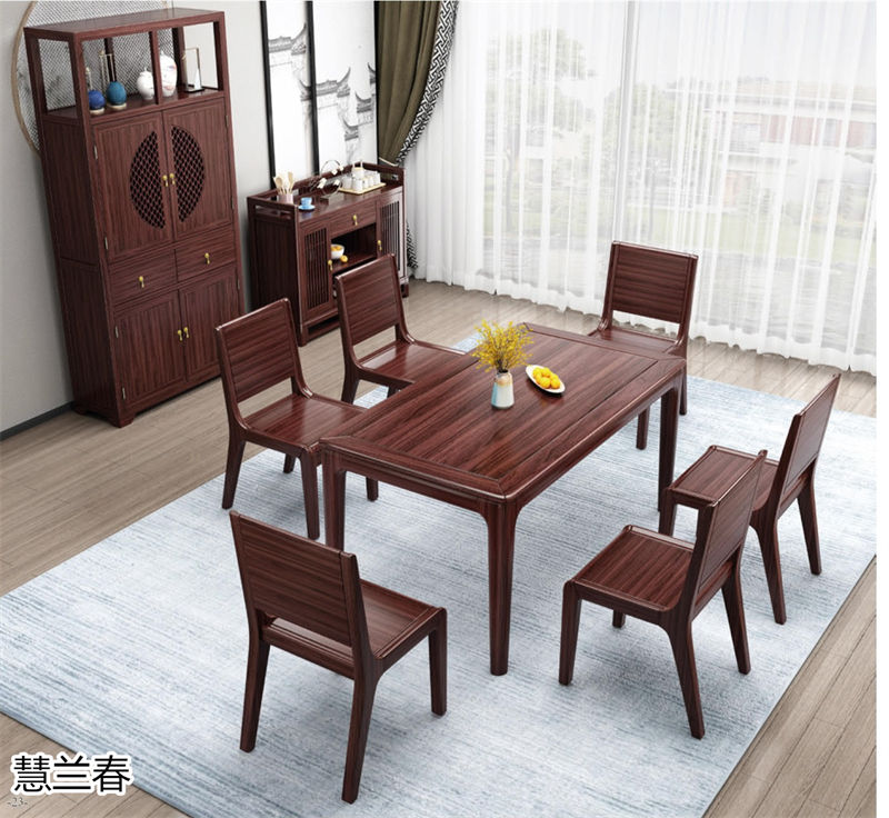 慧蘭春·璽匠烏金新中式套房家具