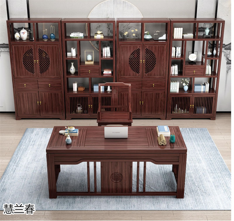 慧蘭春·璽匠烏金新中式套房家具