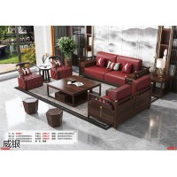 新中式風格南美金絲木家具廠家，木道情韻現代中式套房招商，威銀家具有限公司