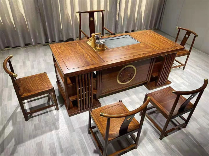宏亮家具 古典實木茶臺茶桌