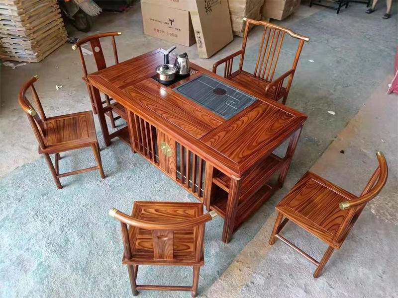 宏亮家具 古典實木茶臺茶桌