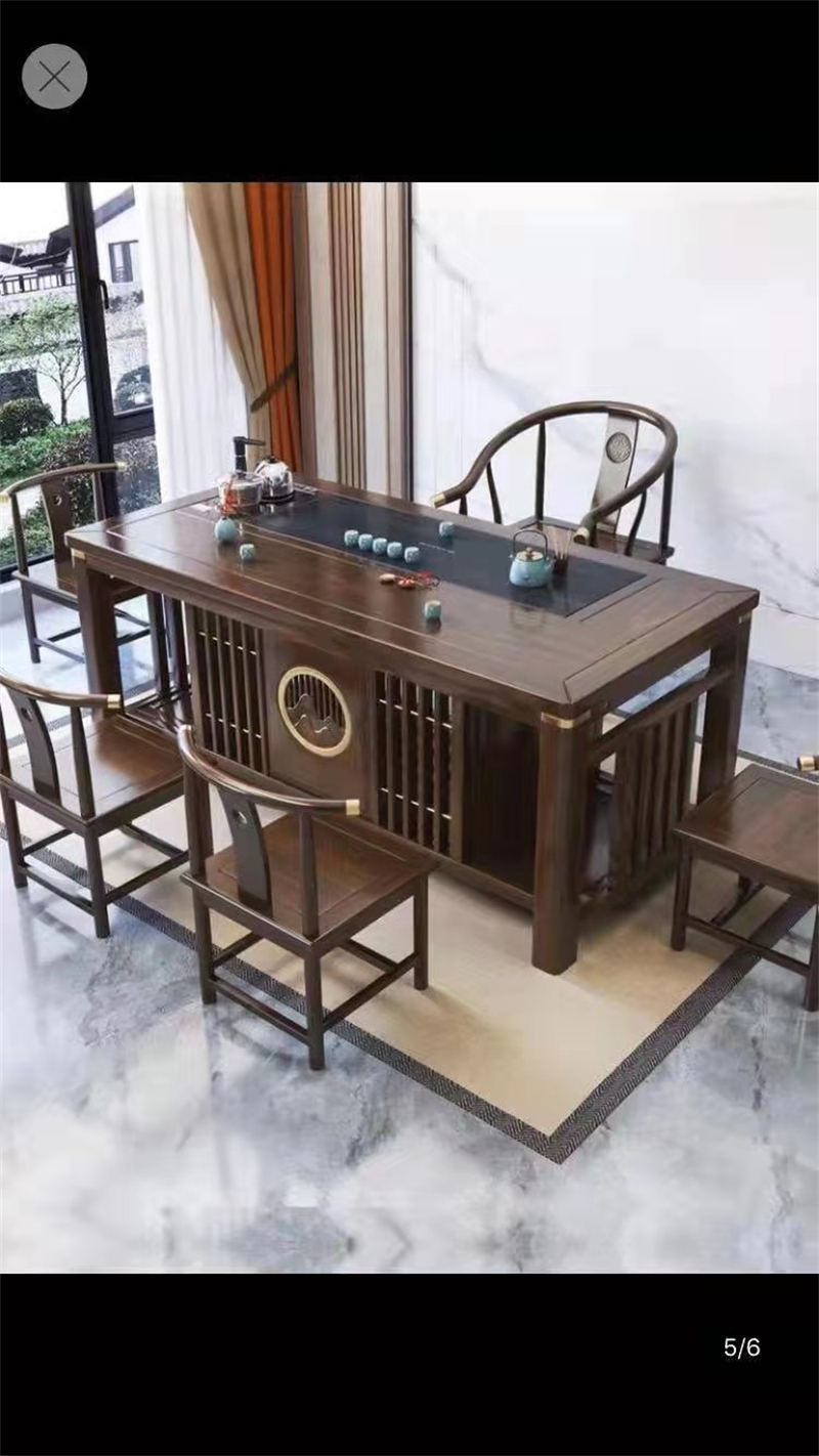 宏亮家具 古典實木茶臺茶桌