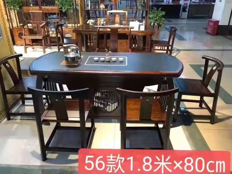 宏亮家具 古典實木茶臺茶桌