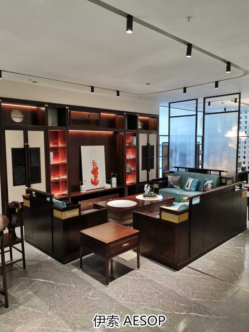 伊索未來系列國潮新中式非洲酸枝家具產品實拍
