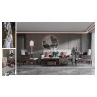 愛揚家具國潮尚品現代輕奢國潮家具，南康烏金木家具廠家，江西國潮烏金木套房加盟