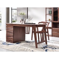 南喜紫金檀木家具：HS201#書桌、HS55#書椅