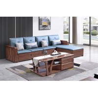 南喜紫金檀木家具：HK108#轉角沙發（高箱）