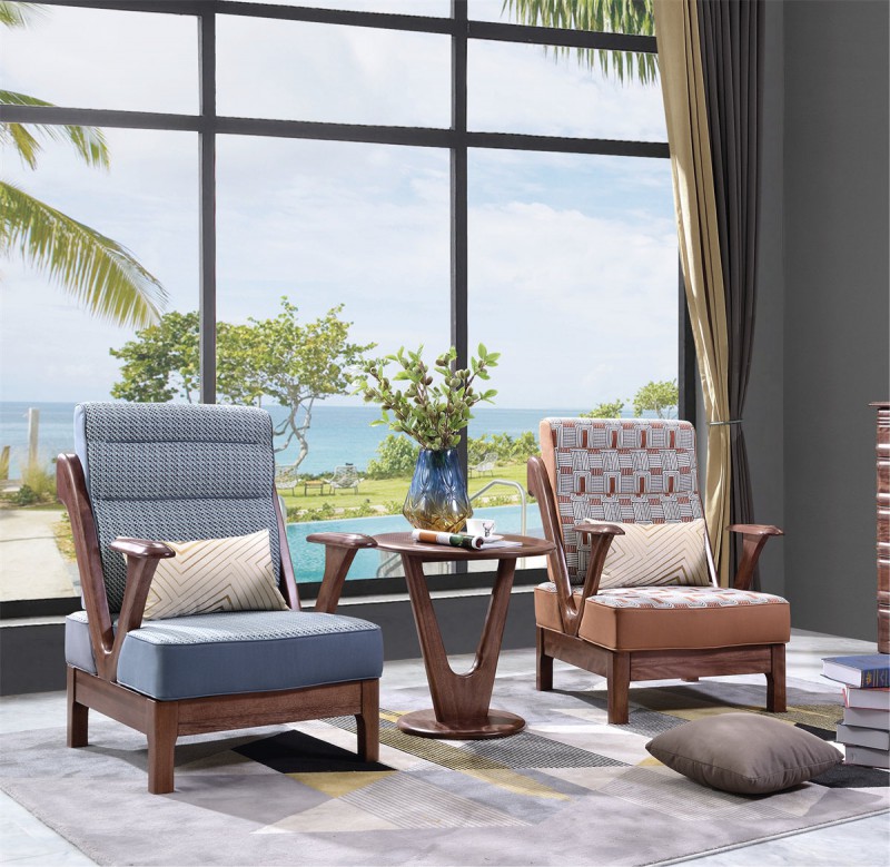 HS90#休閑椅、HK10#圓茶幾