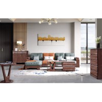 南喜紫金檀木家具：HK103#轉角（厚墊）