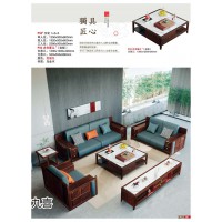 九喜木業新中式風格家具，南康烏金木家具廠家，江西黑檀色烏金木套房招商