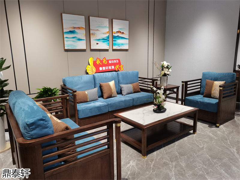 鼎泰軒&middot;約梵 新中式白蠟木家具展廳實拍