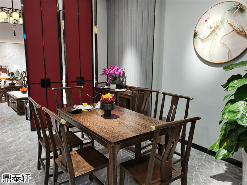 鼎泰軒&middot;約梵 新中式白蠟木家具展廳實拍