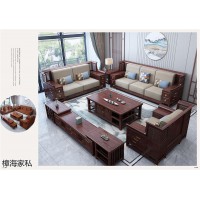 樟海家私剛果花梨木家具,南康剛果花梨木家具廠家,江西紫檀色、黃金胡桃色新中式套房