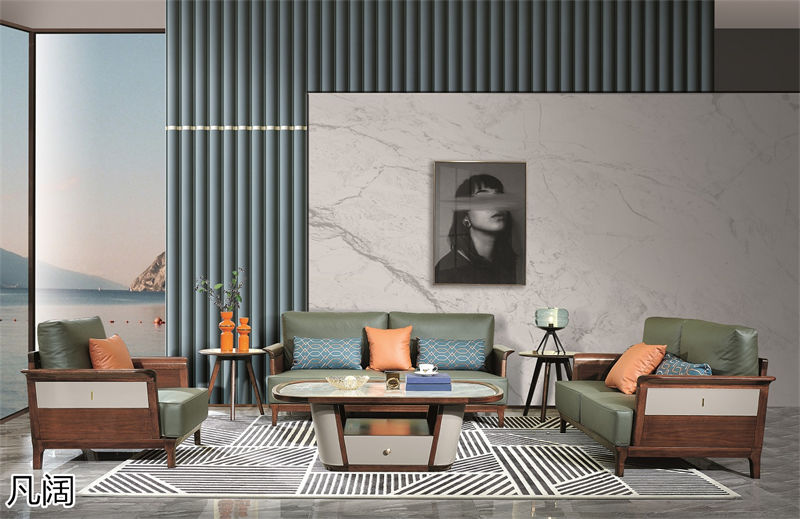 錦輝盛景凡闊意式輕奢極簡風格黃玫瑰家具