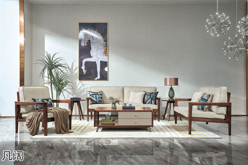 錦輝盛景凡闊意式輕奢極簡風格黃玫瑰家具