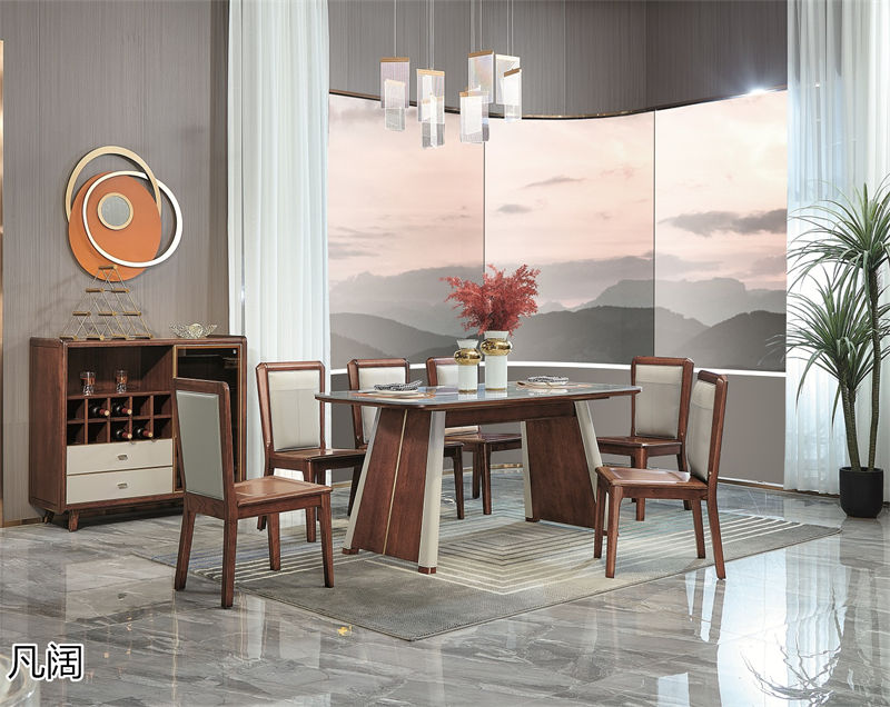 錦輝盛景凡闊意式輕奢極簡風格黃玫瑰家具