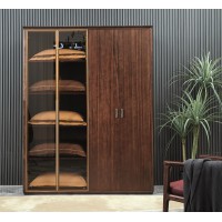 凡闊意式輕奢極簡家具：W2132-2 四門衣柜