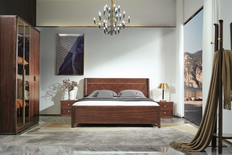 凡闊意式輕奢極簡(jiǎn)家具：W2113 大床