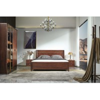 凡闊意式輕奢極簡家具：W2113 大床