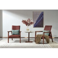 凡闊意式輕奢極簡(jiǎn)家具：K2217 休閑椅、K2218 休閑幾