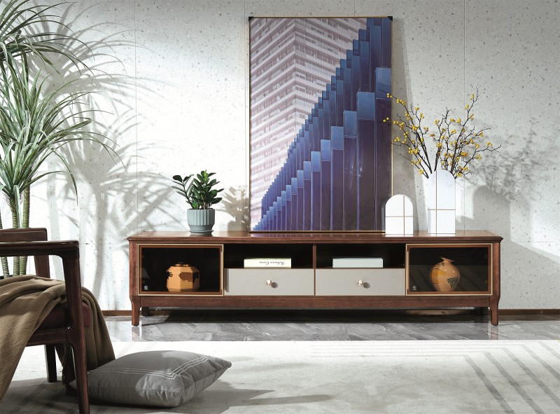 凡闊意式輕奢極簡家具：K2317 電視柜