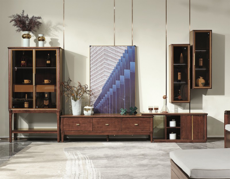 凡闊意式輕奢極簡家具：K2316 組合電視柜