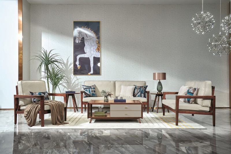 凡闊意式輕奢極簡家具：K2216 1+2+3沙發