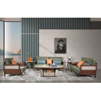 凡闊意式輕奢極簡家具：K2213 1+2+3沙發