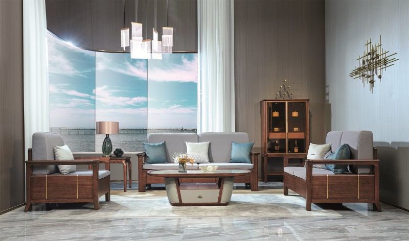 凡闊意式輕奢極簡家具：K2212 1+2+3沙發