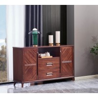 華夏國康卡迪婭輕奢極簡黃檀木家具：K800餐邊柜