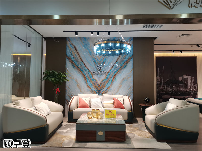 顧卓登實木輕奢風格家具展廳實拍