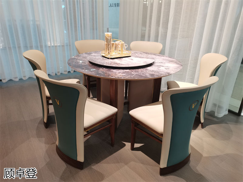 顧卓登實木輕奢風格家具展廳實拍