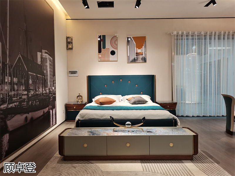 顧卓登實木輕奢風格家具展廳實拍