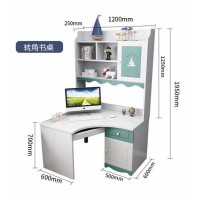 朵兒樂園青少年兒童家具：轉角書柜8812#